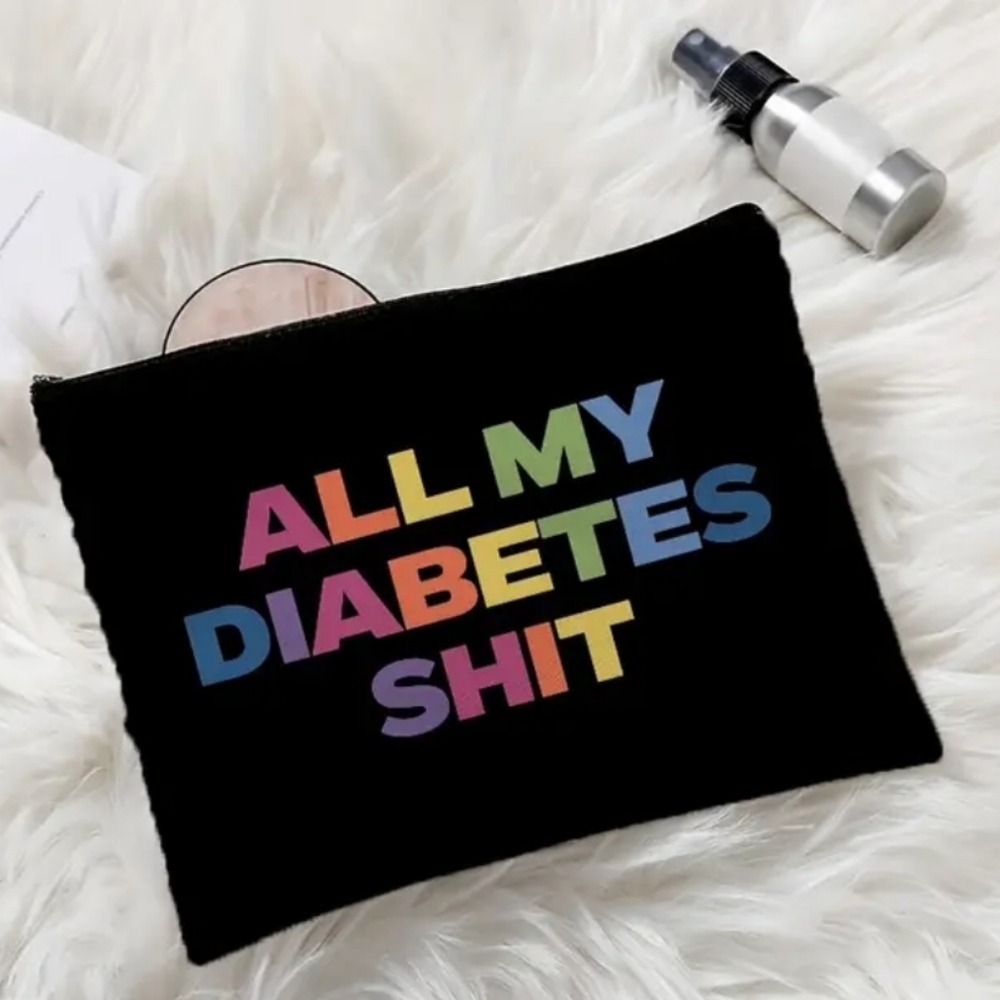All My Diabetes Sh*t Zipper Large Pouch